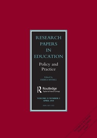 Cover image for Research Papers in Education, Volume 33, Issue 2, 2018