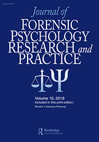 Cover image for Journal of Forensic Psychology Research and Practice, Volume 19, Issue 1, 2019