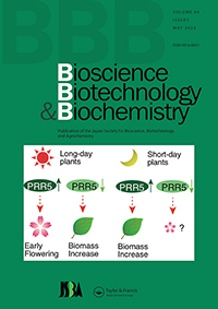 Cover image for Bioscience, Biotechnology, and Biochemistry, Volume 84, Issue 5, 2020