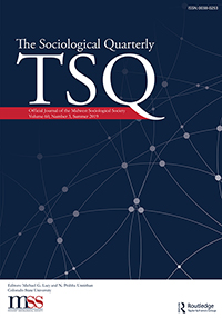Cover image for The Sociological Quarterly, Volume 60, Issue 3, 2019