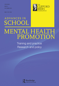 Cover image for Advances in School Mental Health Promotion, Volume 8, Issue 4, 2015