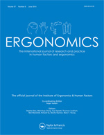 Cover image for Ergonomics, Volume 57, Issue 6, 2014