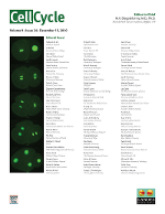 Cover image for Cell Cycle, Volume 9, Issue 24, 2010