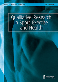 Cover image for Qualitative Research in Sport, Exercise and Health, Volume 12, Issue 5, 2020