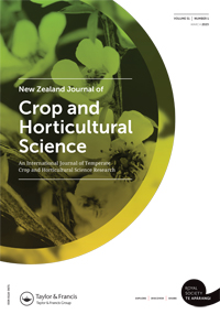 Cover image for New Zealand Journal of Crop and Horticultural Science, Volume 51, Issue 1, 2023