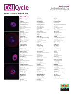 Cover image for Cell Cycle, Volume 11, Issue 15, 2012