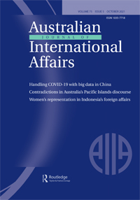 Cover image for Australian Journal of International Affairs, Volume 75, Issue 5, 2021