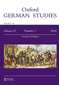 Cover image for Oxford German Studies, Volume 47, Issue 1, 2018