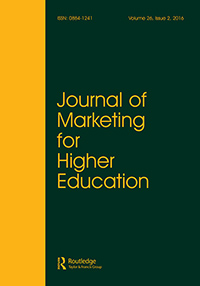 Cover image for Journal of Marketing for Higher Education, Volume 26, Issue 2, 2016