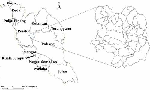 Figure 1. Cameron highlands watershed, Malaysia