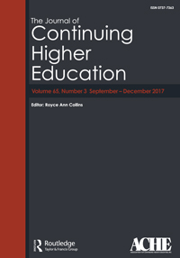 Cover image for The Journal of Continuing Higher Education, Volume 65, Issue 3, 2017