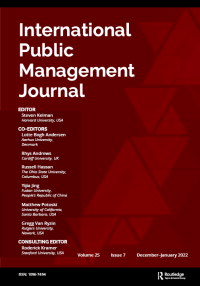 Cover image for International Public Management Journal, Volume 25, Issue 7, 2022