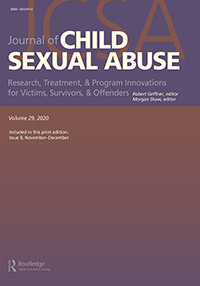 Cover image for Journal of Child Sexual Abuse, Volume 29, Issue 8, 2020