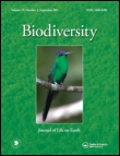 Cover image for Biodiversity, Volume 11, Issue 3-4, 2010