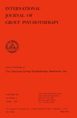 Cover image for International Journal of Group Psychotherapy, Volume 20, Issue 2, 1970