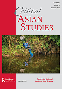 Cover image for Critical Asian Studies, Volume 51, Issue 3, 2019