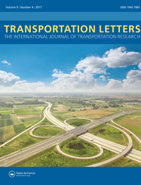 Cover image for Transportation Letters, Volume 9, Issue 4, 2017