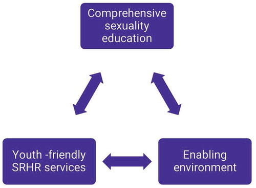 Figure 2. Rutgers’ ecological model for SRHR promotion.