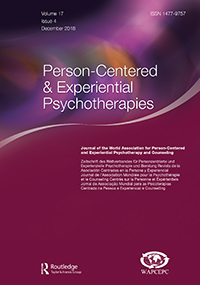 Cover image for Person-Centered & Experiential Psychotherapies, Volume 17, Issue 4, 2018