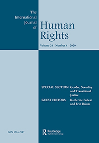 Cover image for The International Journal of Human Rights, Volume 24, Issue 4, 2020