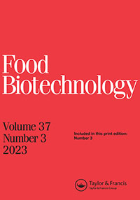 Cover image for Food Biotechnology, Volume 37, Issue 3, 2023