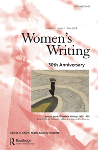 Cover image for Women's Writing, Volume 31, Issue 2, 2024