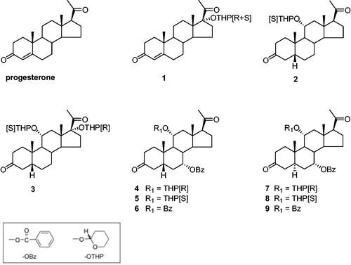 Figure 1. Structures of synthetic steroid modulators.