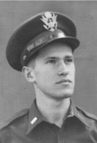 Figure 5. Bill Evitt proudly wearing his US Army uniform in 1943. The image is reproduced with the approval of the Evitt family.