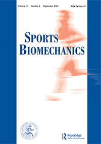 Cover image for Sports Biomechanics, Volume 21, Issue 8, 2022