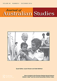 Cover image for Journal of Australian Studies, Volume 40, Issue 4, 2016