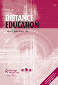 Cover image for Distance Education, Volume 43, Issue 3, 2022