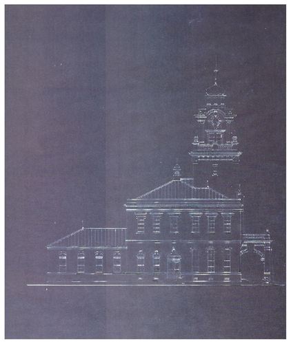 Figure 2. A construction drawing of Daehan Clinic, which was constructed in 1907 (Source: National Archives of Korea).