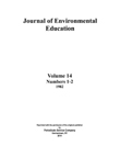 Cover image for The Journal of Environmental Education, Volume 14, Issue 1, 1982