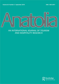 Cover image for Anatolia, Volume 26, Issue 3, 2015