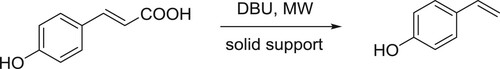 Scheme 132. Synthesis of 4-vinylphenols.