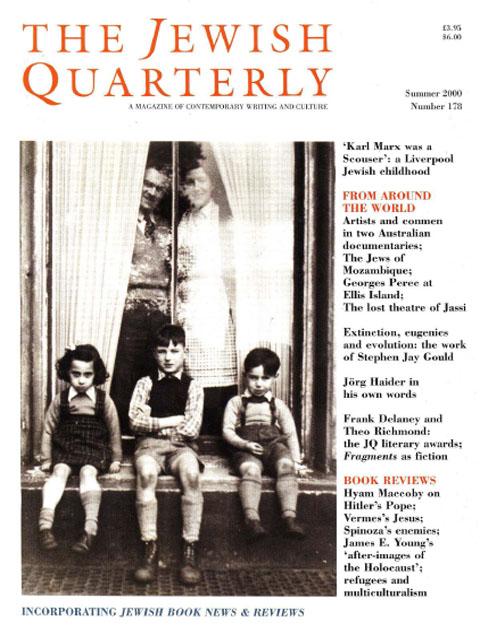 Cover image for Jewish Quarterly, Volume 47, Issue 2, 2000