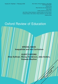 Cover image for Oxford Review of Education, Volume 44, Issue 1, 2018