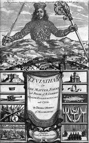 Figure 3. Frontispiece by Abraham Bosse of Thomas Hobbes’s Leviathan (1651).