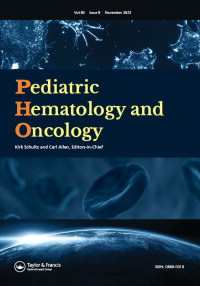 Cover image for Pediatric Hematology and Oncology, Volume 40, Issue 8, 2023