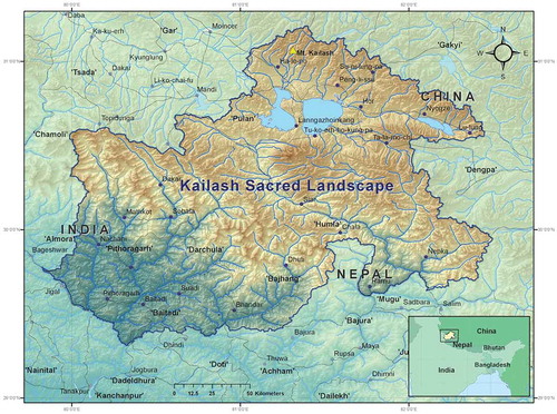 Figure 1. The Kailash Sacred Landscape.