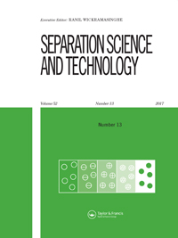 Cover image for Separation Science and Technology, Volume 52, Issue 13, 2017