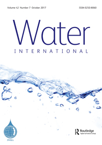 Cover image for Water International, Volume 42, Issue 7, 2017