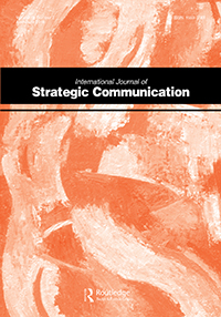 Cover image for International Journal of Strategic Communication, Volume 12, Issue 3, 2018