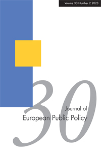 Cover image for Journal of European Public Policy, Volume 30, Issue 2, 2023