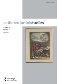 Cover image for Settler Colonial Studies, Volume 11, Issue 2, 2021