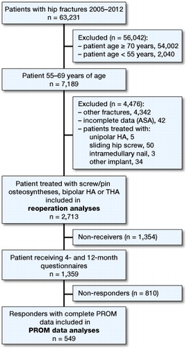 Figure 1. Flow chart of patients included in the study.