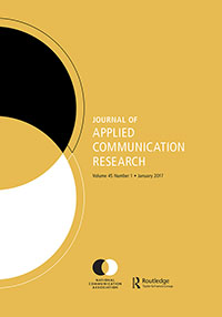 Cover image for Journal of Applied Communication Research, Volume 45, Issue 1, 2017