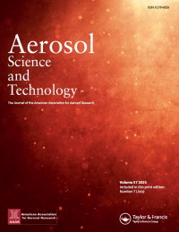 Cover image for Aerosol Science and Technology, Volume 57, Issue 7, 2023