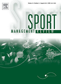 Cover image for Sport Management Review, Volume 13, Issue 3, 2010