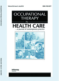 Cover image for Occupational Therapy In Health Care, Volume 29, Issue 3, 2015